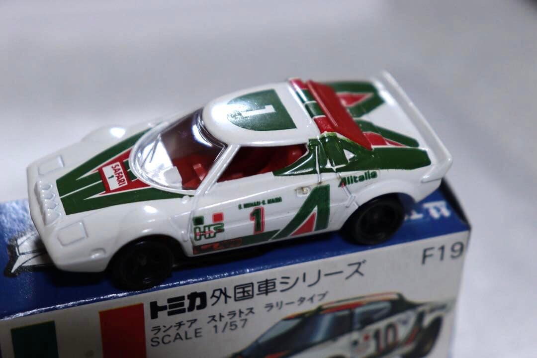 日本製　トミカ　ランチア　ストラトス　ラリータイプ　F19