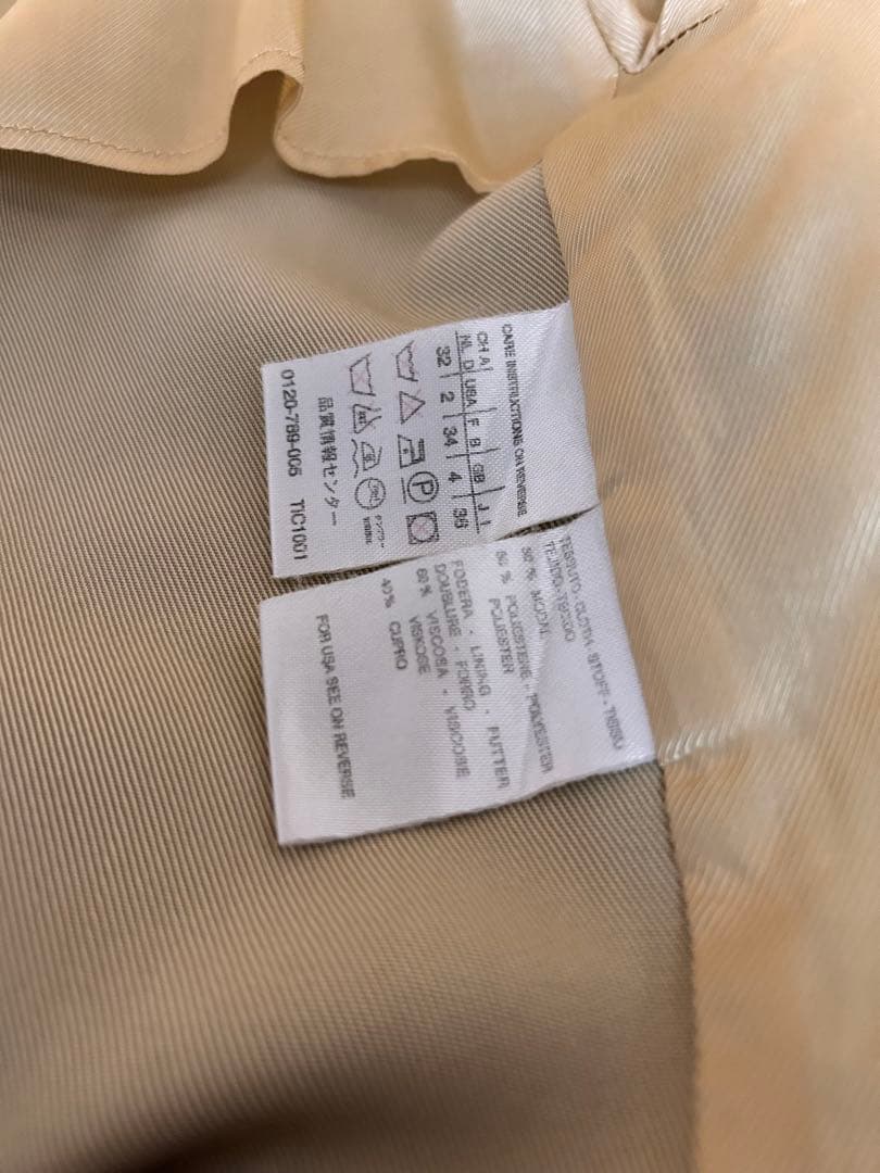 보*様 【極美品】MaxMara マックスマーラ ダブルブレスト トレンチコート