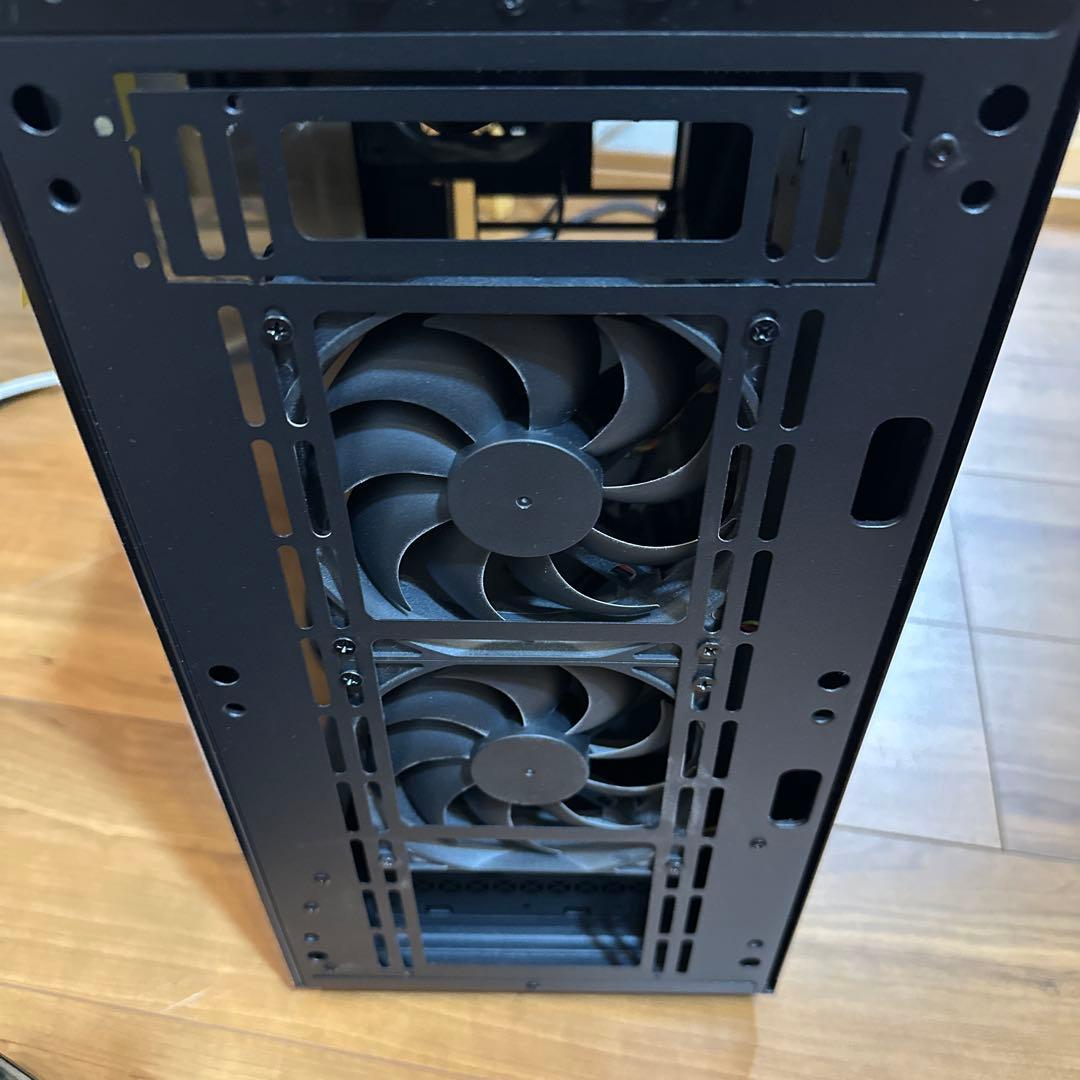 ミニタワーPCケース 750w 80PlusGOLD PC電源付き