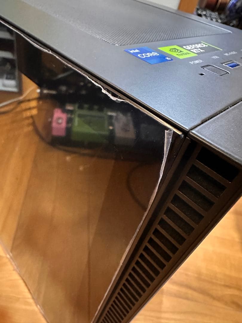 ミニタワーPCケース 750w 80PlusGOLD PC電源付き