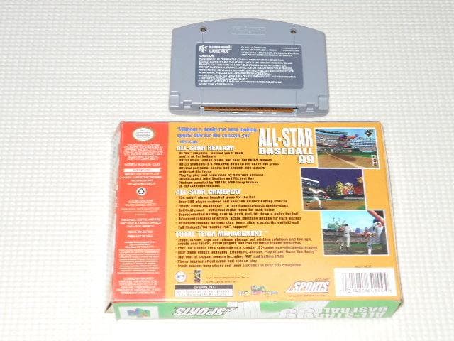N64★ALL-STAR BASEBALL 99 海外版 端子清掃済み