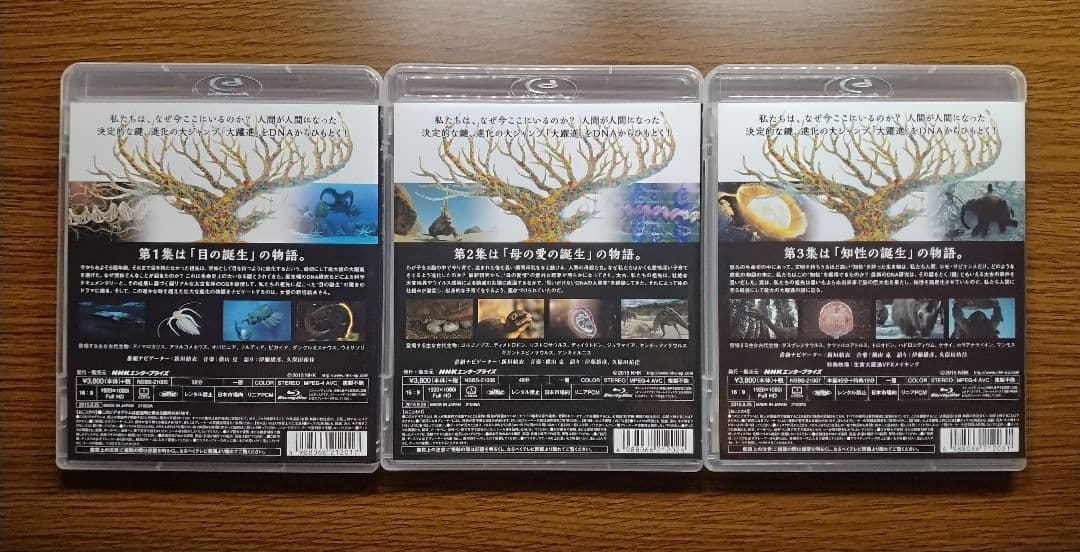 【美品】 NHKスペシャル 生命大躍進　全3巻 Blu-ray_BOX