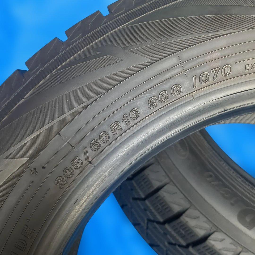 ① 205/60R16 ヨコハマiG70 バリ溝 2本 送料込み 品質良好