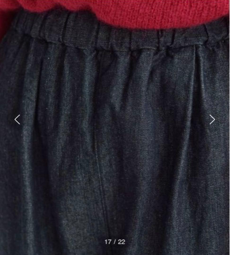 美品yuniユニ10oz デニム　コクーンパンツM 1701PT003241