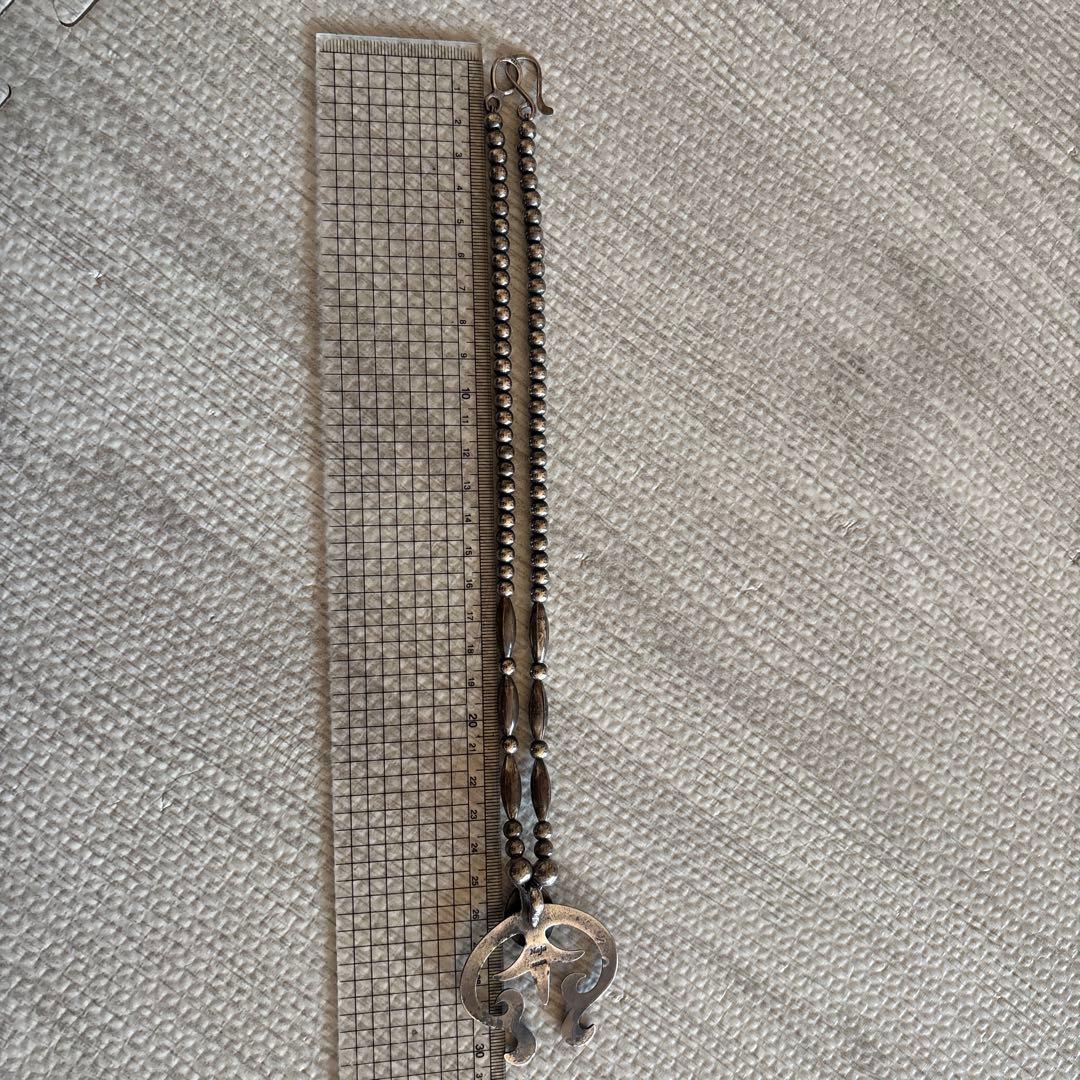 naja ナバホ族 ターコイズ インディアン　シルバーネックレス