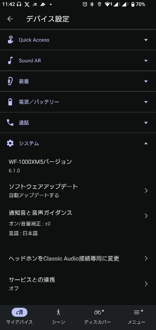 SONY WF-1000XM5 ワイヤレスイヤホン 専用ケース付き