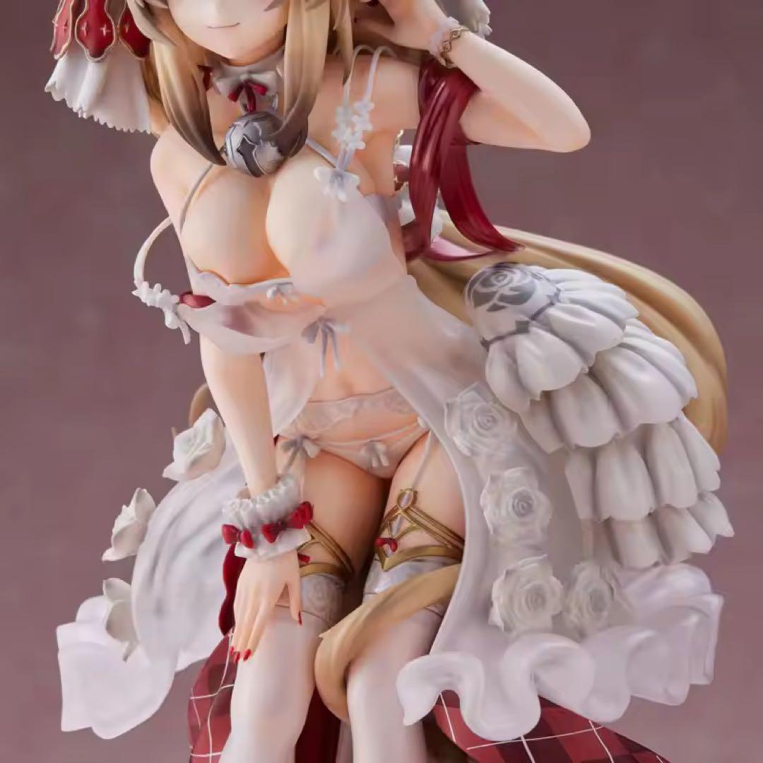 未塗装未組立　ガレージキット　美女　美少女　猫　ガレージキット　1/7