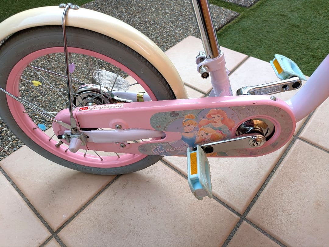 アイデス プリンセス ゆめラブ 16インチ 子供用 自転車 補助輪付き