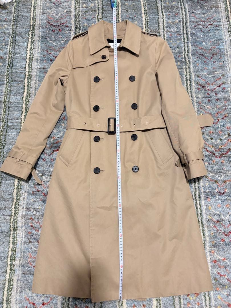 HYKE REGULAR FIT トレンチコート ベージュ サイズ3