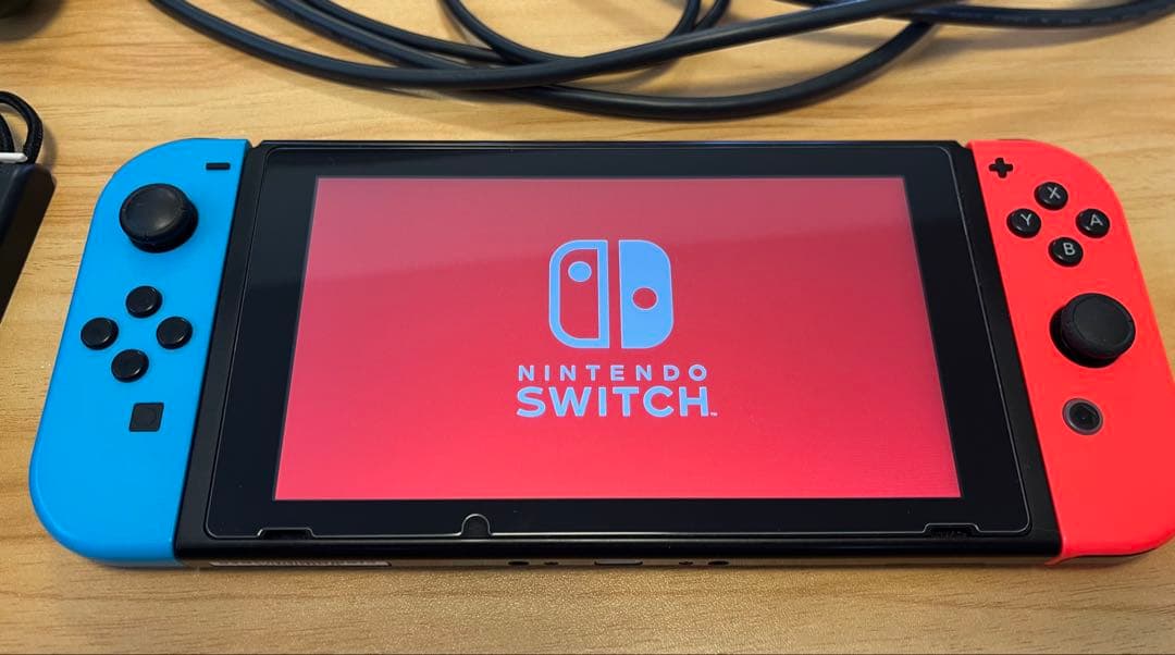 Nintendo Switch 本体 青/赤 ジョイコン・マイクロSDチップ付き