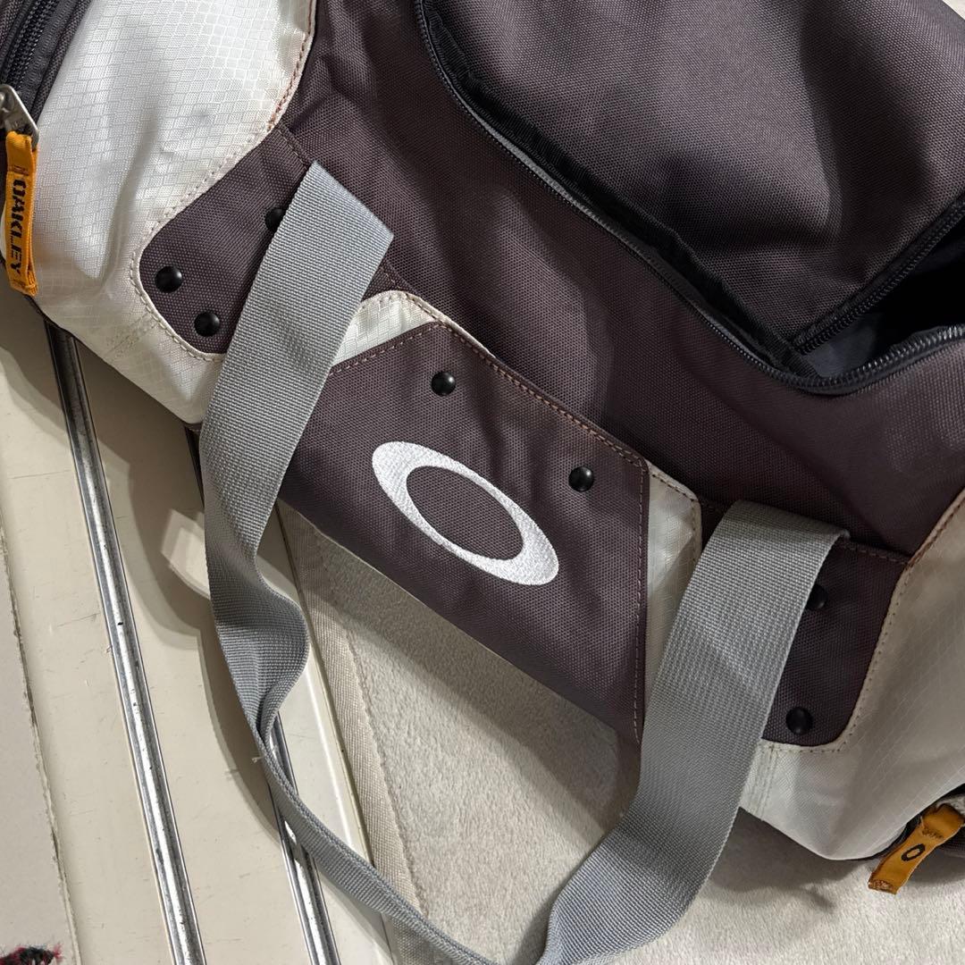 2000's OAKLEY Boston bag バイカラー y2k 刺繍