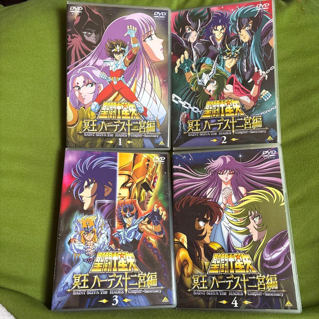 聖闘士星矢 冥王ハーデス十二宮編 初回版 全7巻セット　DVD