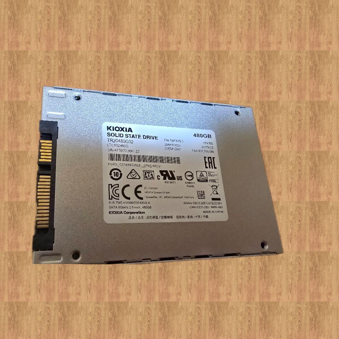 内蔵型SSD KIOXIA EXCERIA 480GB SATA SSD