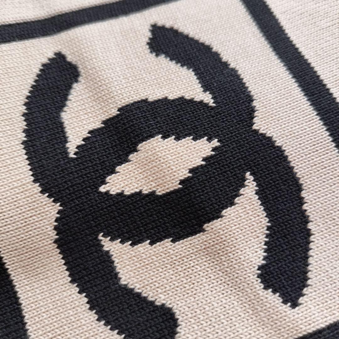 新品未使用品　シャネル　CHANEL　スポーツライン ベージュ ニットマフラー