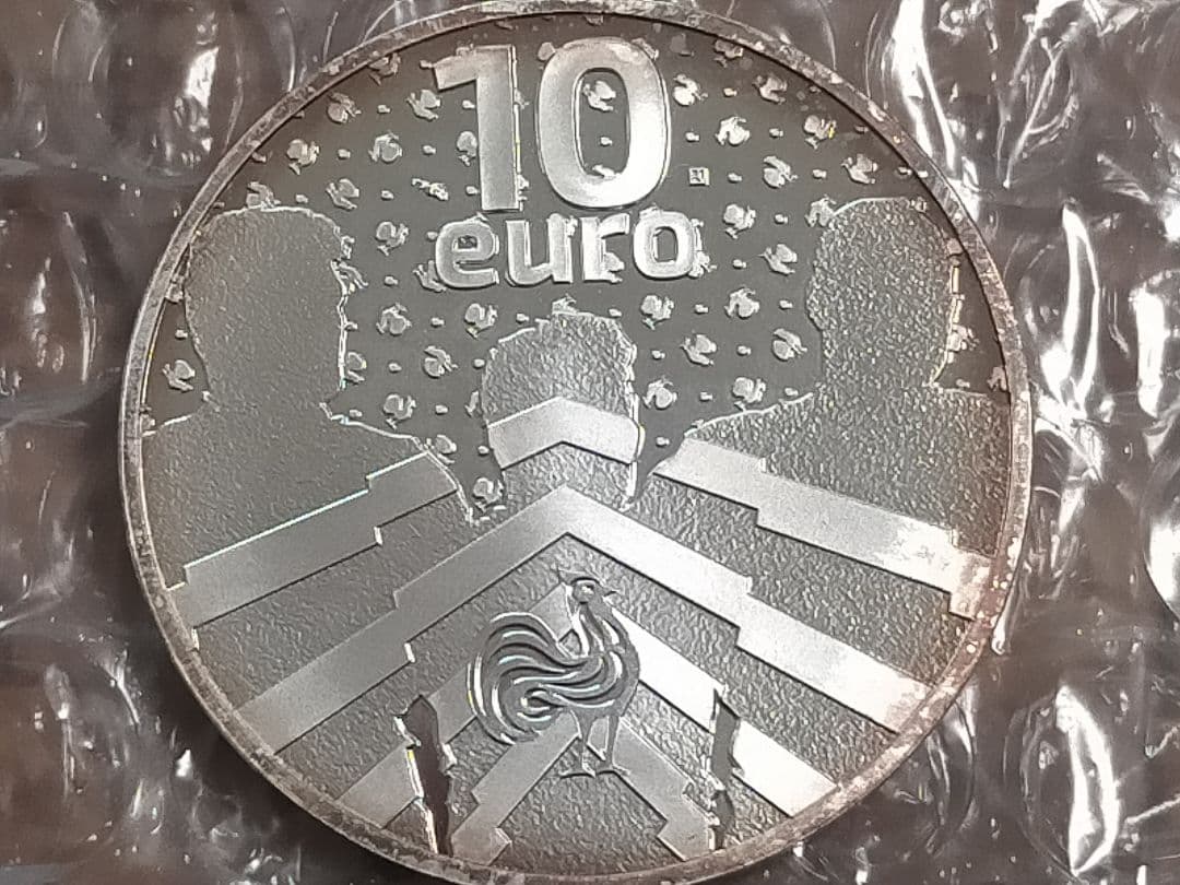 ♥。[純銀99.9㌫]「フランス2023年 ラクビーワールドカップ記念銀貨 」