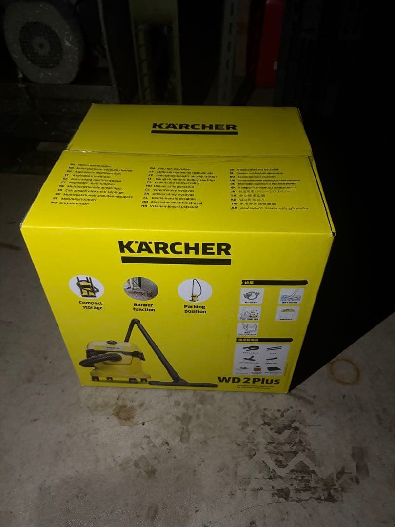 即購入歓迎　新品未開封　KARCHER WD 2 Plus バキュームクリーナー