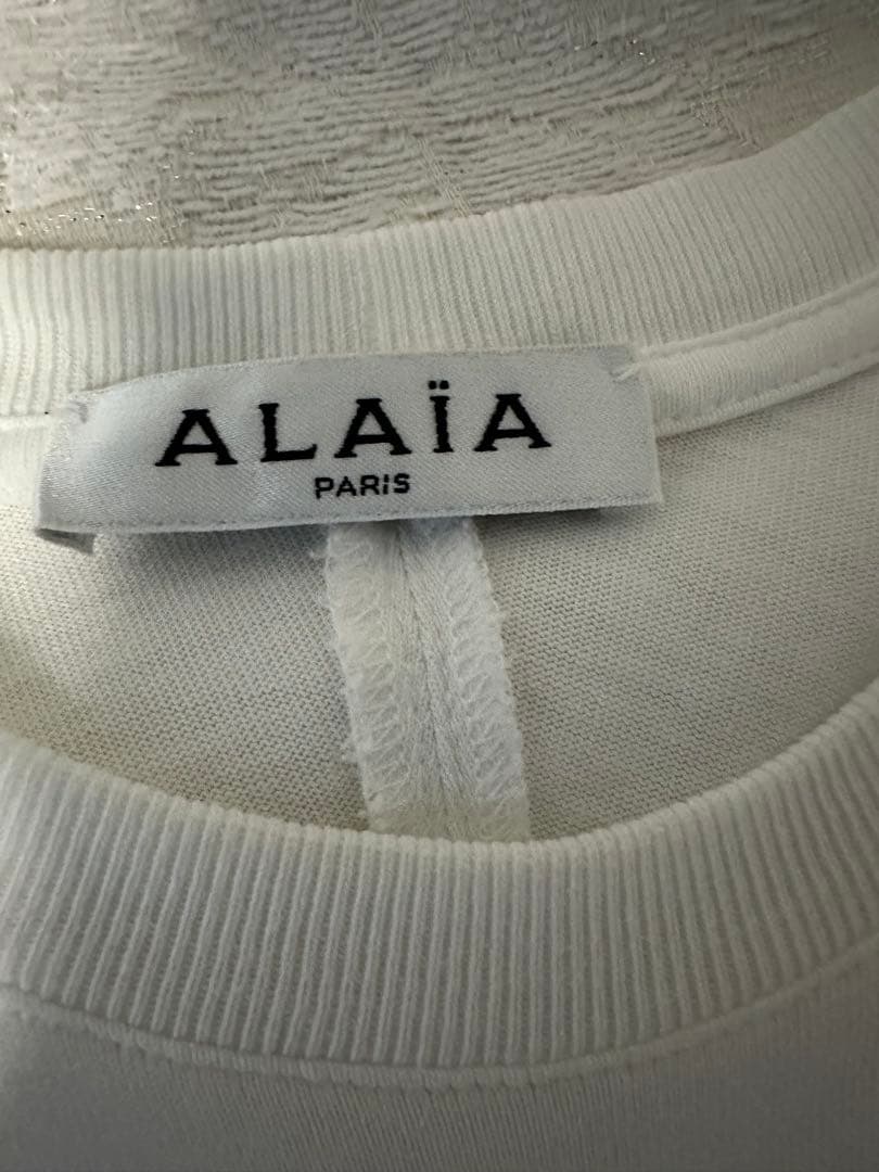ALAÏA ホワイト Tシャツ サイズ36
