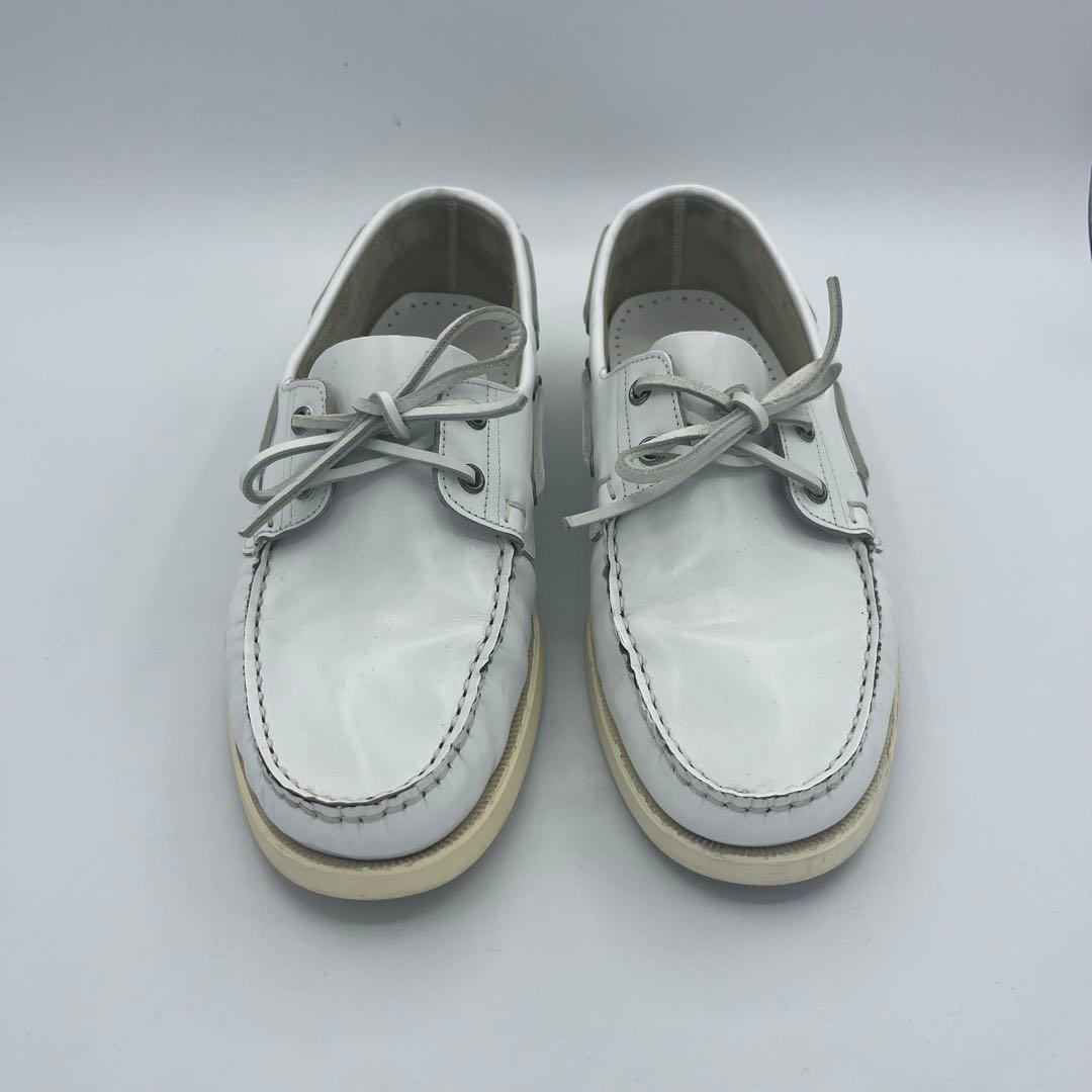 ホワイト　デッキシューズ★パラブーツParaboot 7