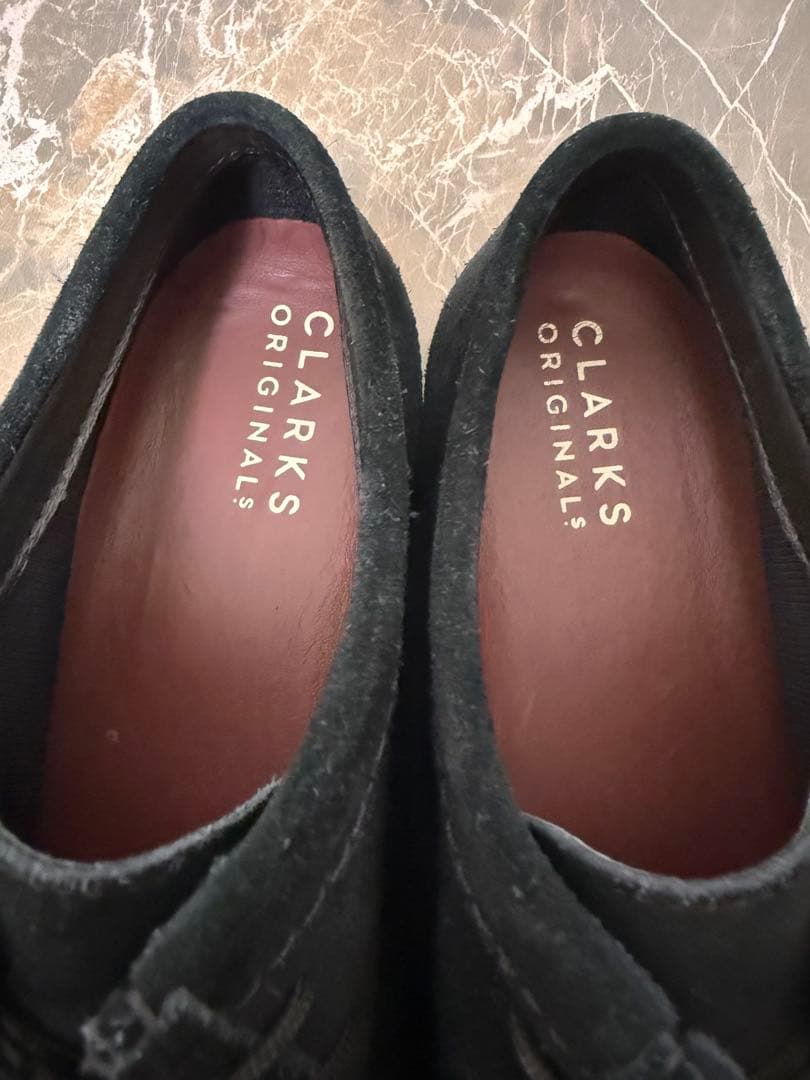 【美品26.5】Clarks Walabee GTX BLACK SUEDE