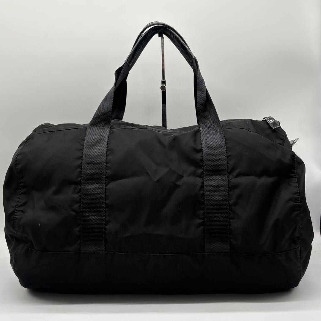 【うぉんうー 様】PRADA プラダ ボストンバッグ トラベルバッグ 三角ロゴ