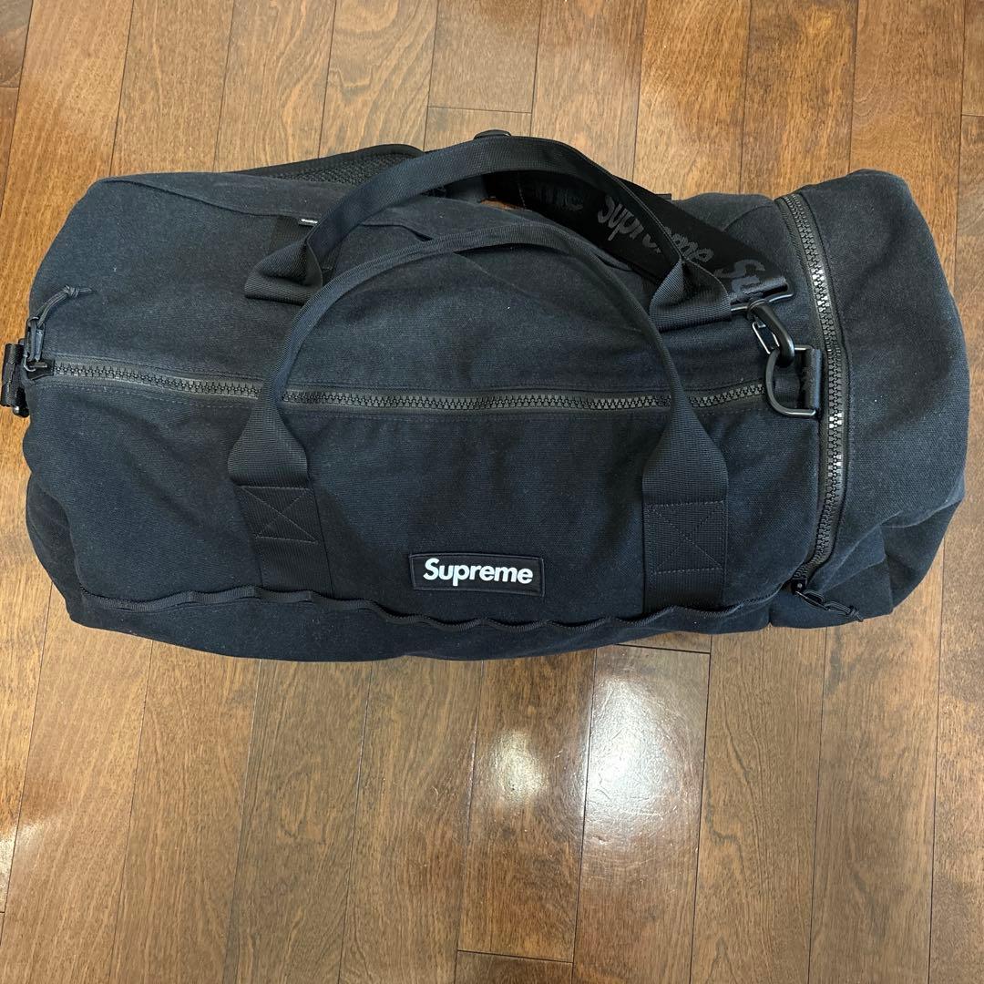 Supreme 25SS Duffle Bag \"Black\" ボストンバッグ