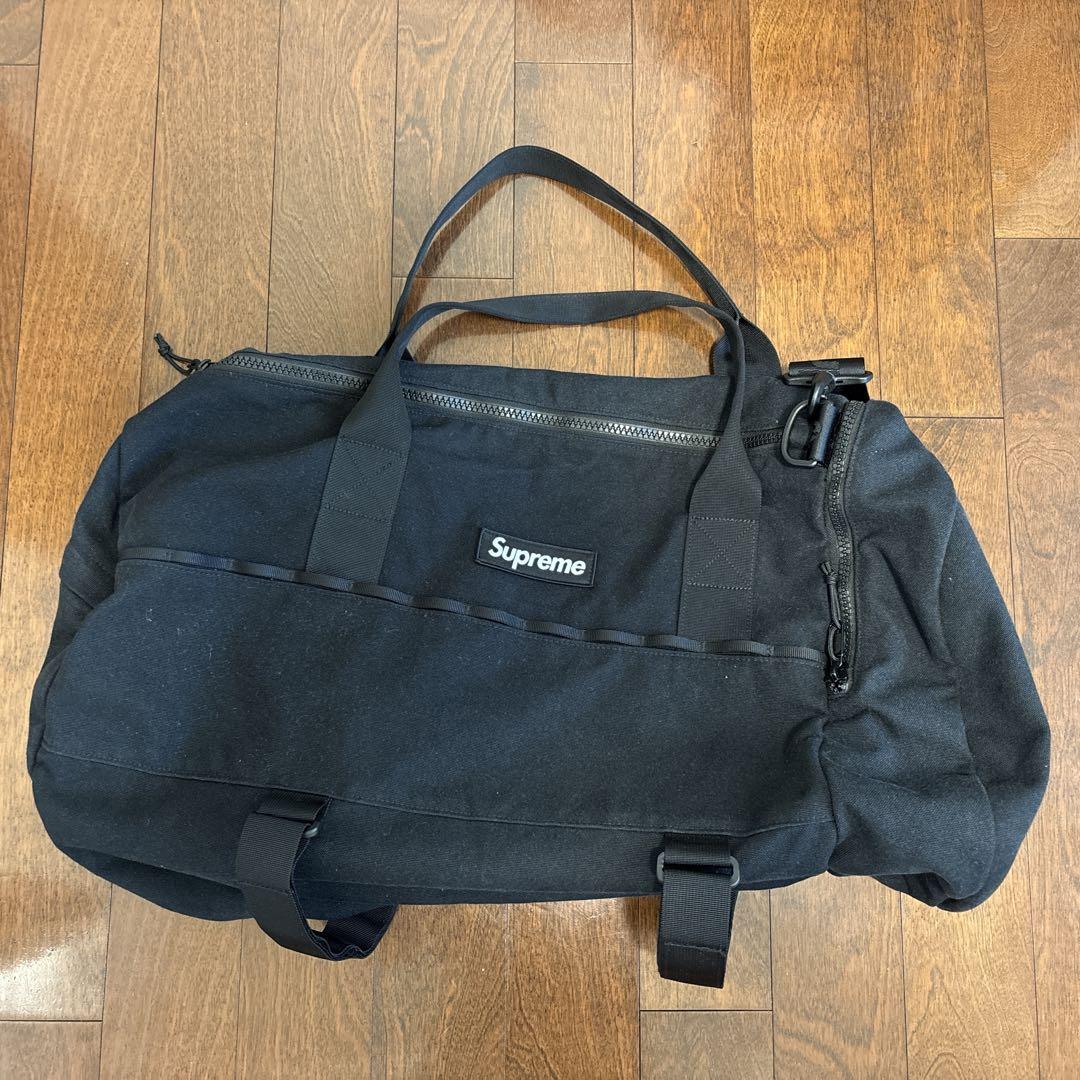 Supreme 25SS Duffle Bag \"Black\" ボストンバッグ