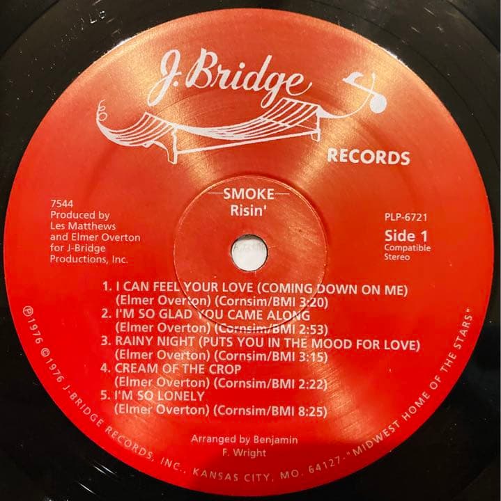 Smoke Risin 国内盤 LP レコード Sweet Soul 解説書