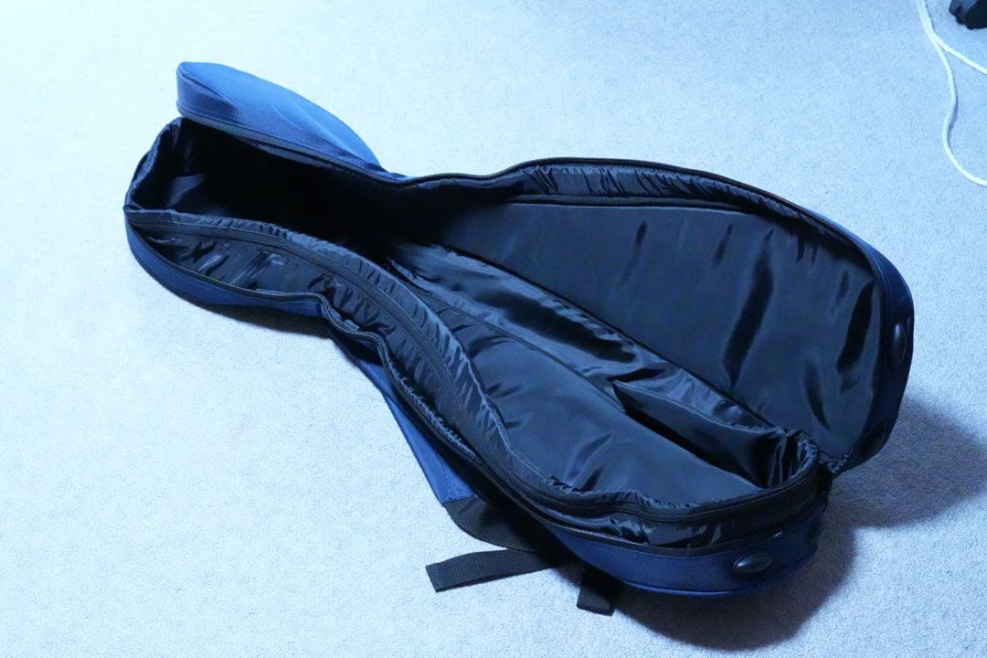三味線　ケース　カバー　リュックケース　1680D　細棹・中棹　紺