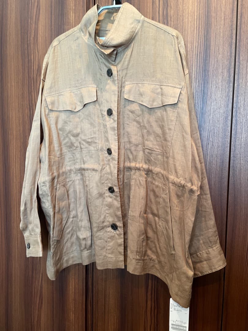 「ゆままさま専用」新品　FRAMeWORK　ラミースタンドブルゾン　ベージュ