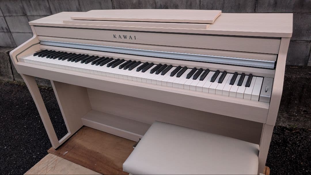 送料込み CA49A KAWAI 木製鍵盤 電子ピアノ 21年購入 可愛すぎ♥