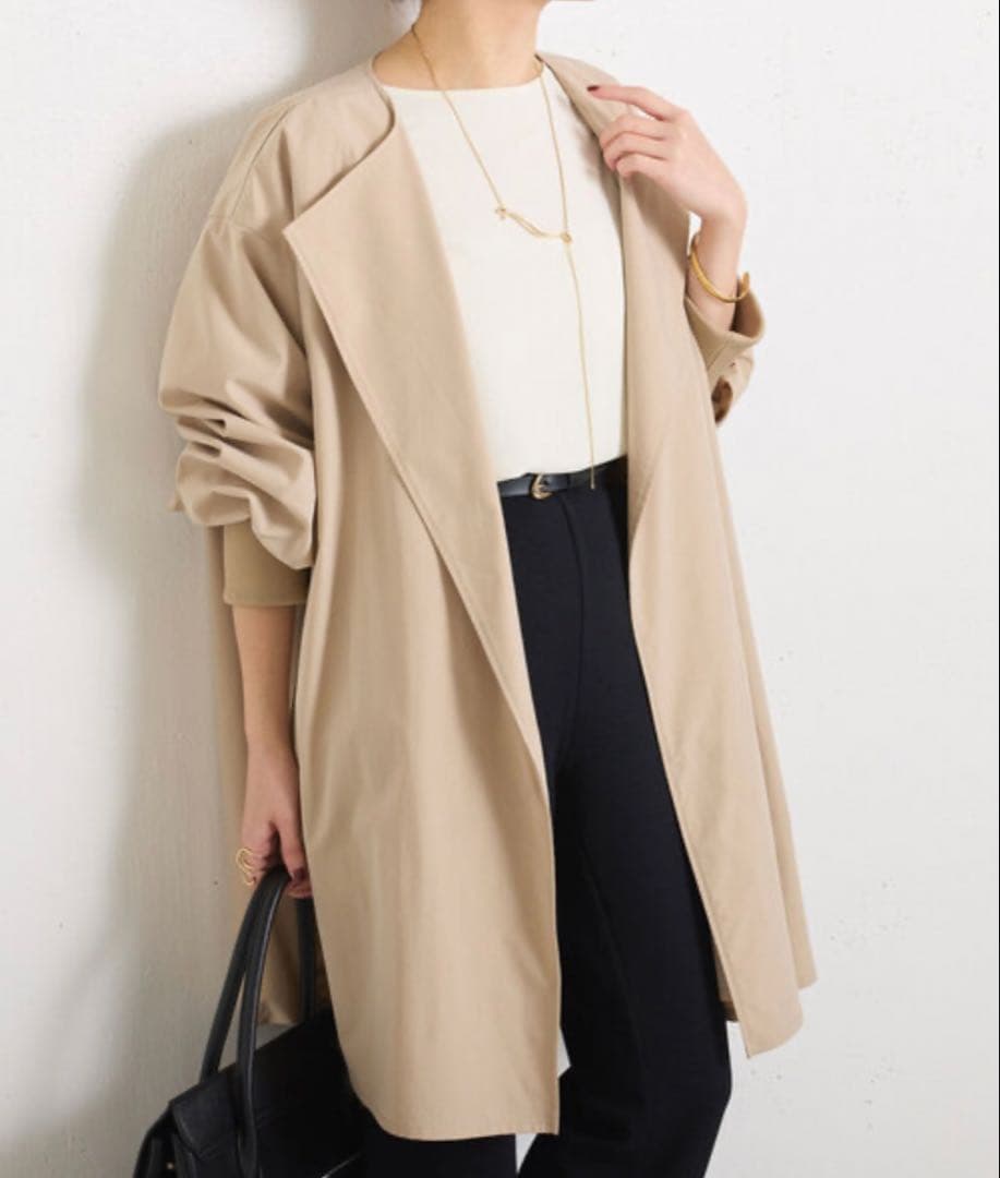 【新品】COLLAGE GALLARDAGALAN エアリーバックバルーンコート
