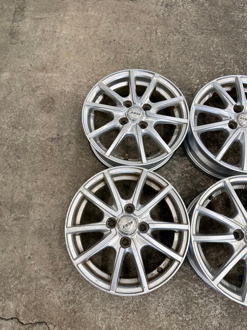軽自動車　１４インチアルミホイール　N-BOX キャンバス　ワゴンR ウェッズ