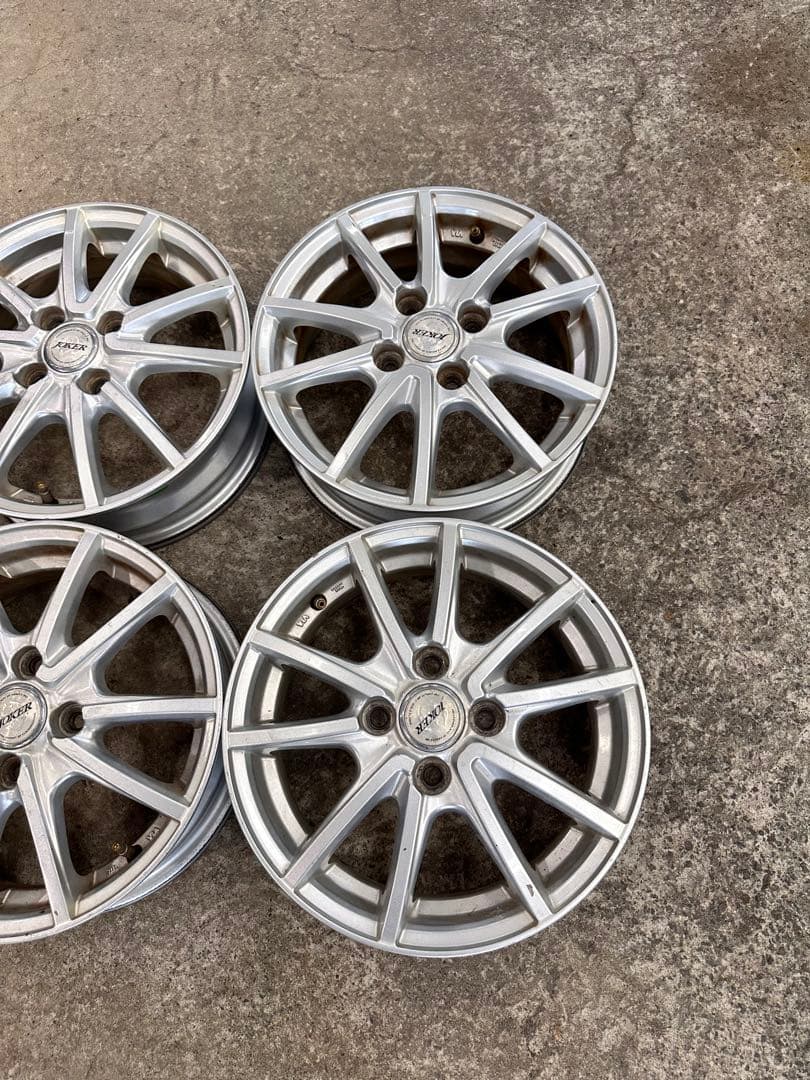 軽自動車　１４インチアルミホイール　N-BOX キャンバス　ワゴンR ウェッズ