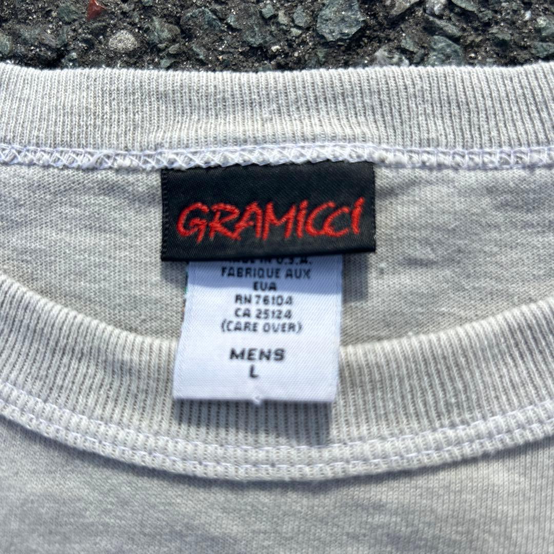 ランニングマン 90s USA製 GRAMICCI バックプリント アートT