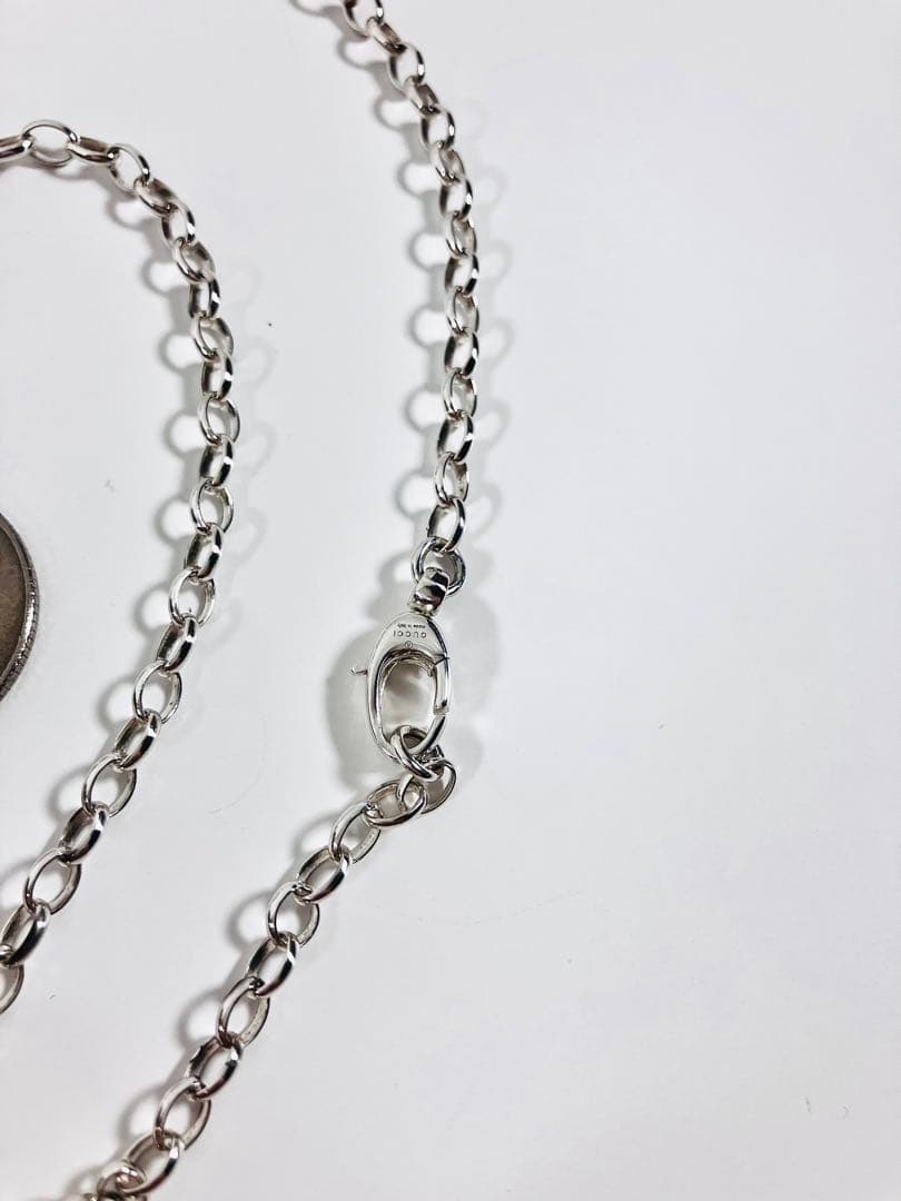 【超美品】GUCCI ロロチェーン ネックレス 男女兼用 シルバー925