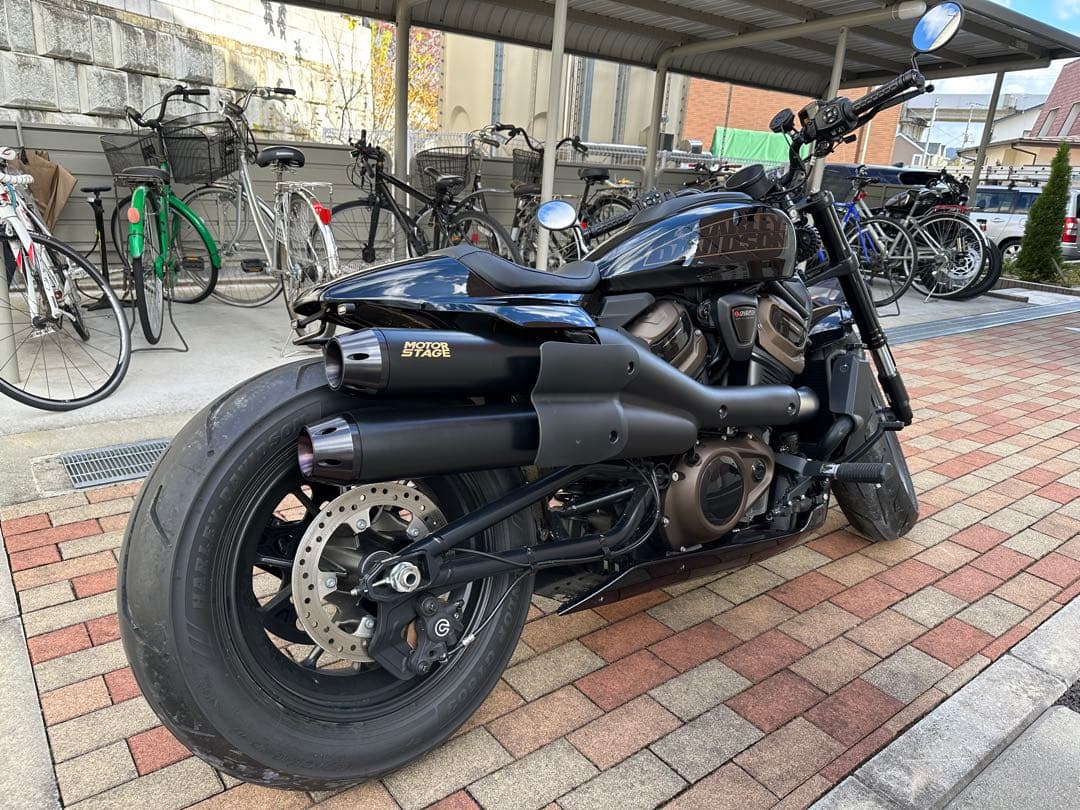 rh1250s スポーツスターS モーターステージ　スリップオンマフラー