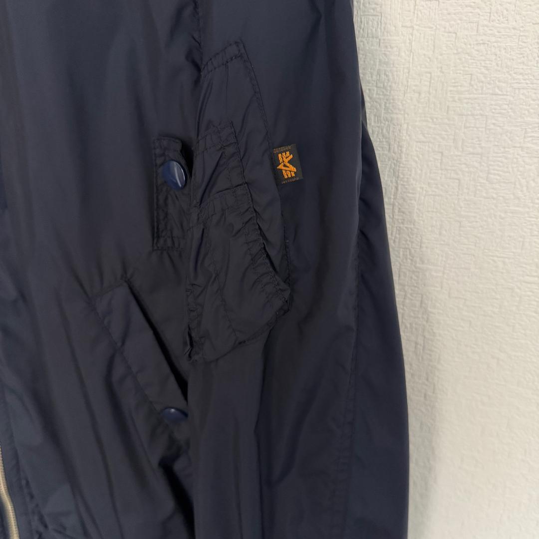 ALPHA INDUSTRIES　MA-1ライトジャケット ネイビー サイズXL