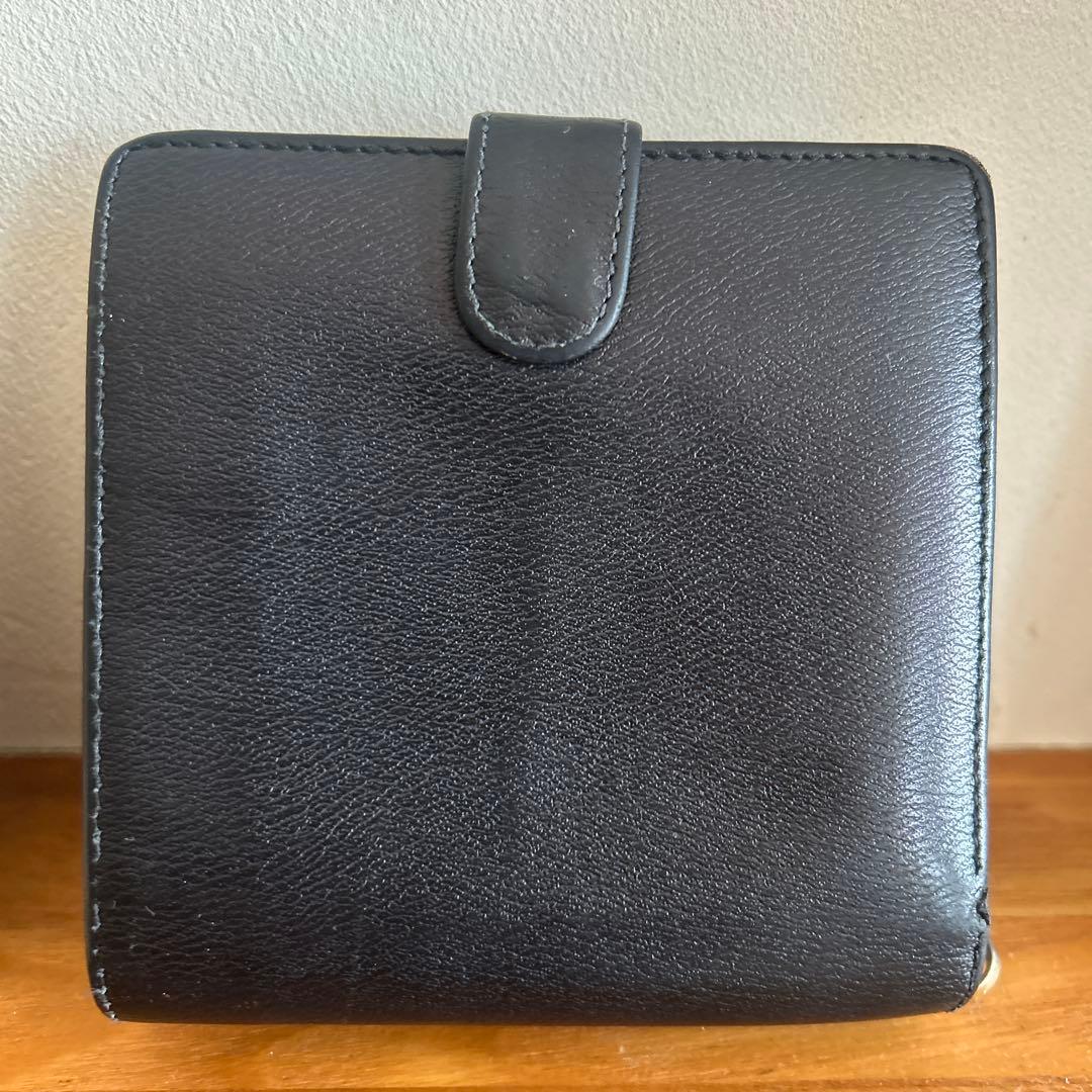 LOEWE アナグラム黒二つ折り財布黒
