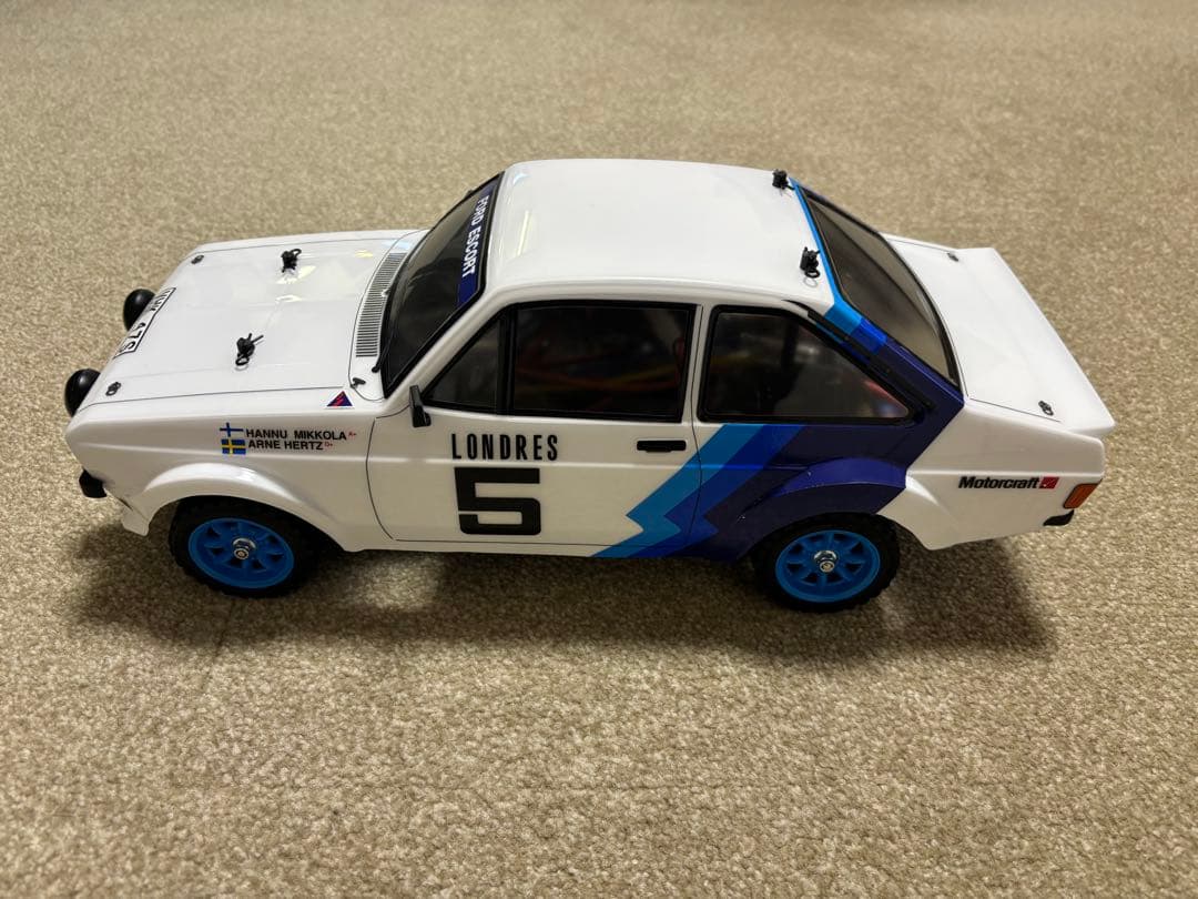 タミヤ 1/10RC フォード エスコート Mk.II ラリーMF-01X