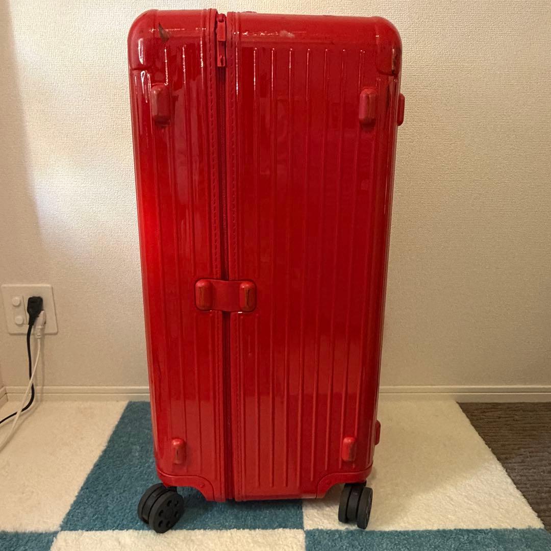 早い者勝ち✨【正規品】RIMOWA スーツケース レッド 大型 キャリーケース