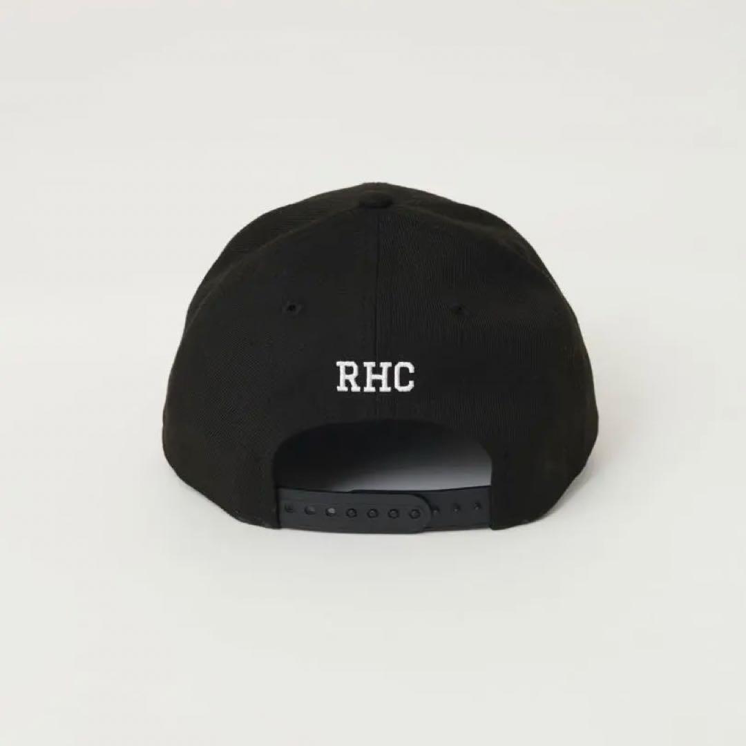 RHC ロンハーマンブラック NEW ERA 9FIFTY Rロゴ キャップ
