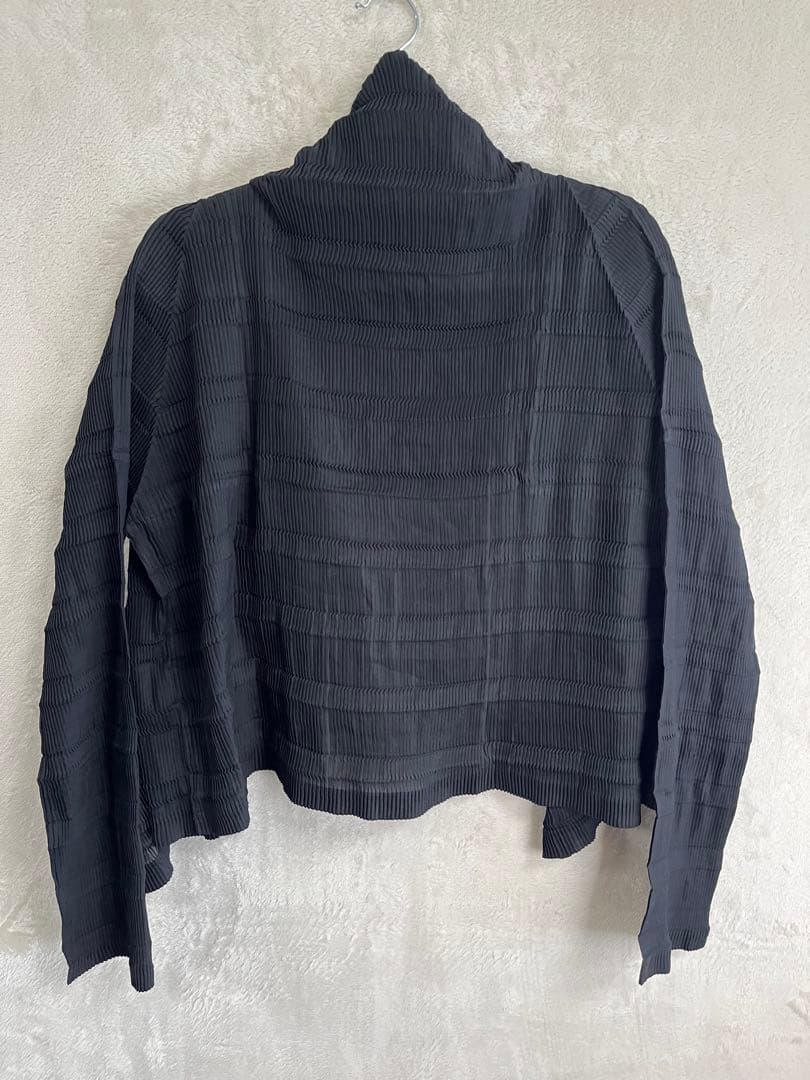ISSEY MIYAKE イッセイミヤケ　プリーツ　ブラウス　カーディガン