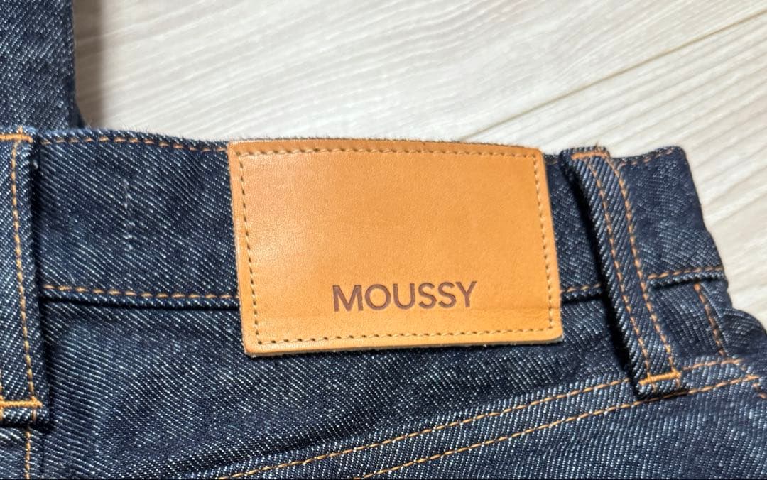 【美品】moussy MVS FLARE デニム ワンウォッシュ 24inch