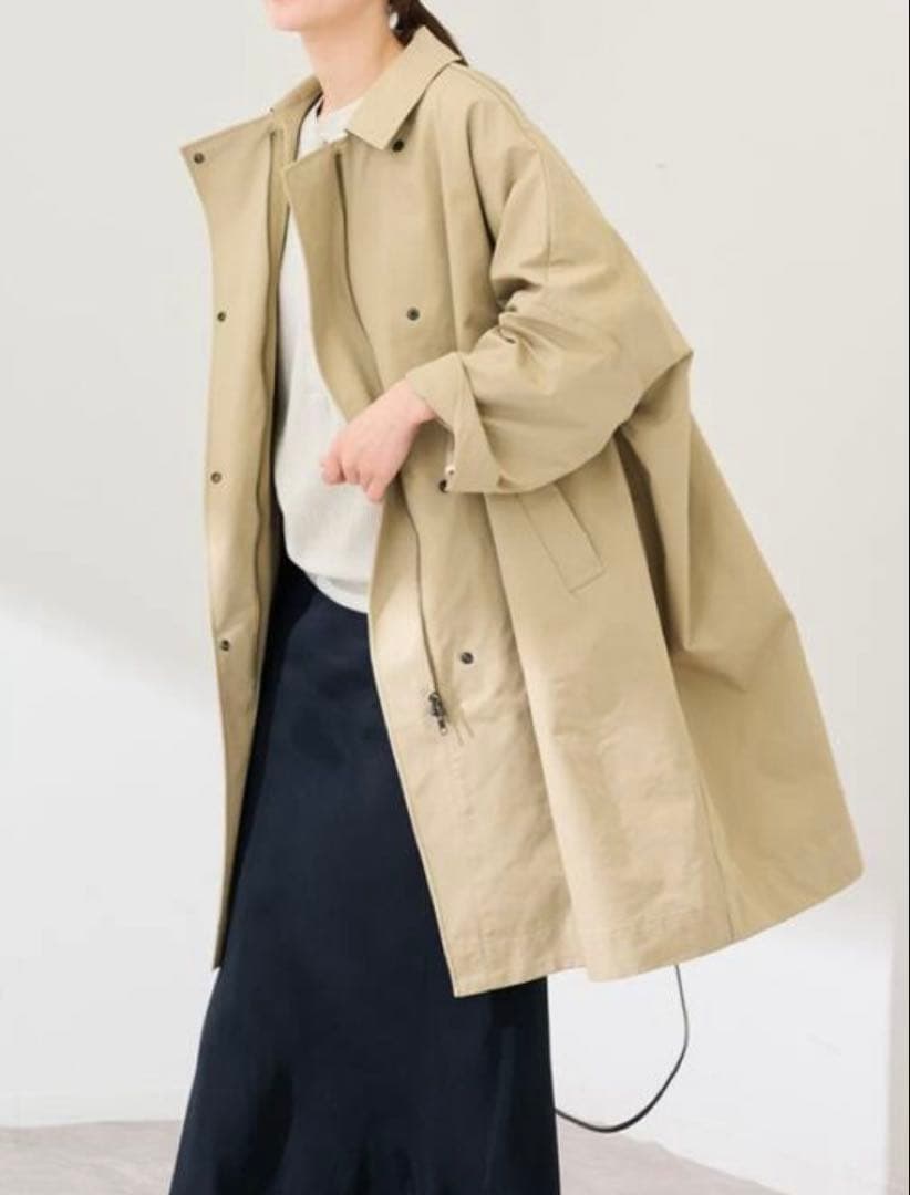 【最終価格】人気！38500円 FRAMeWORK 撥水ポンチョトレンチコート