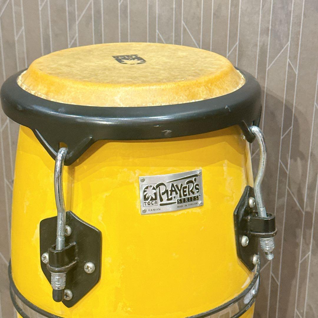 【良品】TOCA コンガ PLAYER’S SERIES トカ イエロー 打楽器