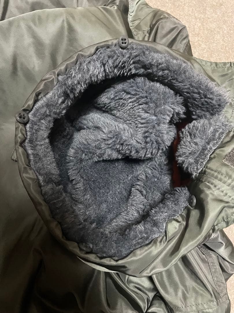 M*o様 alpha industries ma-1 n2b Lサイズ ファー欠