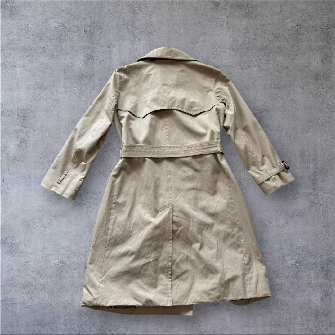 Burberryバーバリー　トレンチコート　レディースL ベージュ　ノバチェック