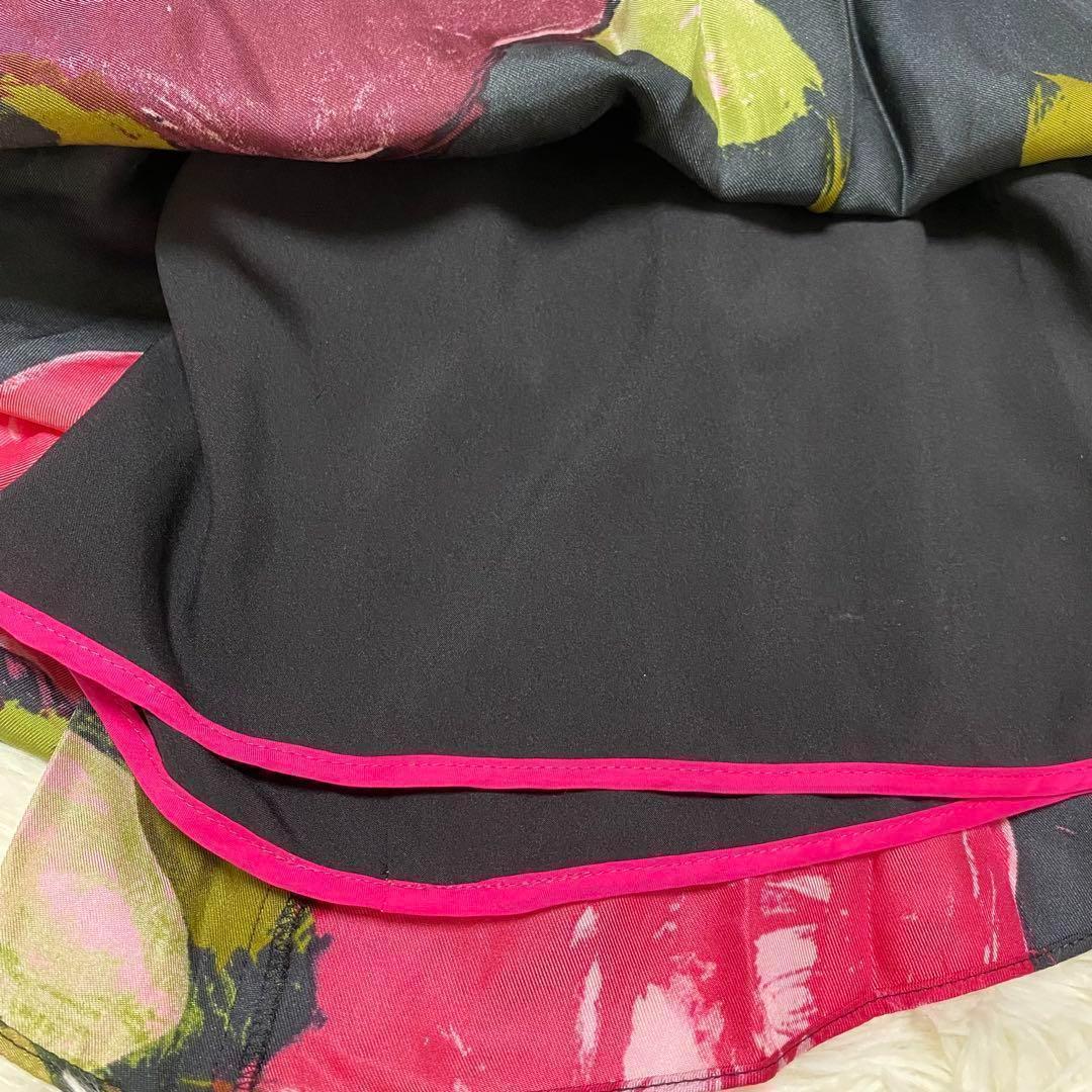 新品タグ付 ケイトスペード シルク混 ジャストロージータイウエストドレス