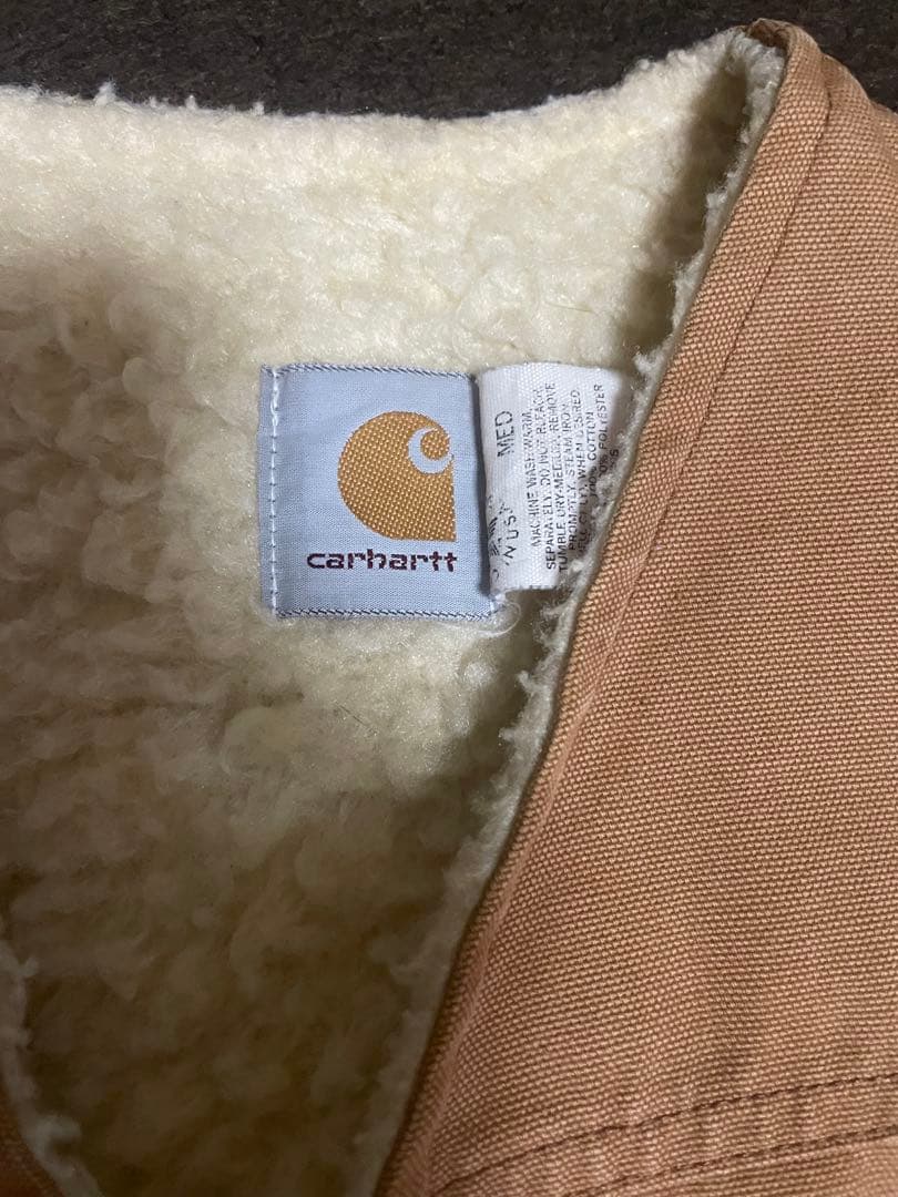 Carhartt ブラウン ベスト　MADE IN USA Mサイズ