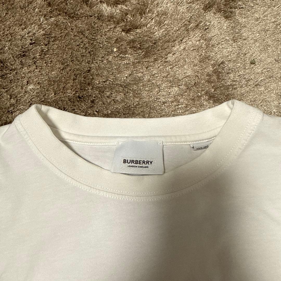 BURBERRY ホワイト Tシャツ 14Y/164cm 未使用に近い